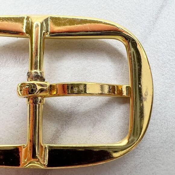 Vintage Gold Tone Simple Basic Belt Buckle for up to 1 Inch Belt - Picture 6 of 9